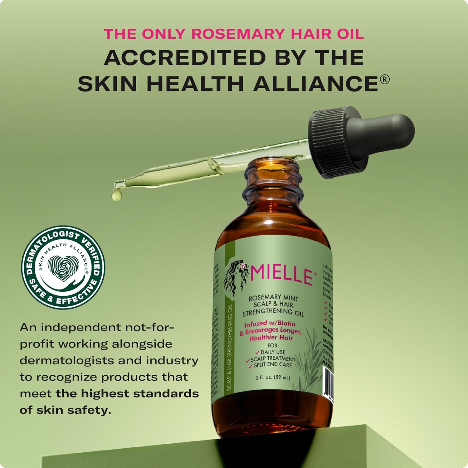 Mielle Organics Rosemary Mint aceite capilar