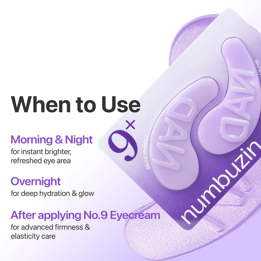 Numbuzin 9 Nad Collagen Under Eye Patches