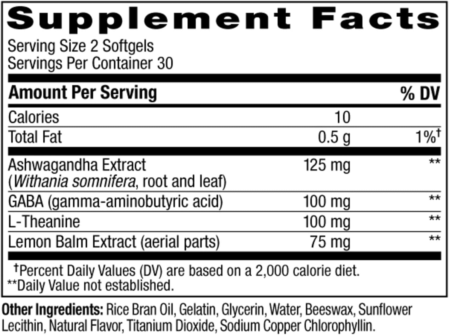 OLLY Ultra Strength Goodbye stress 60und