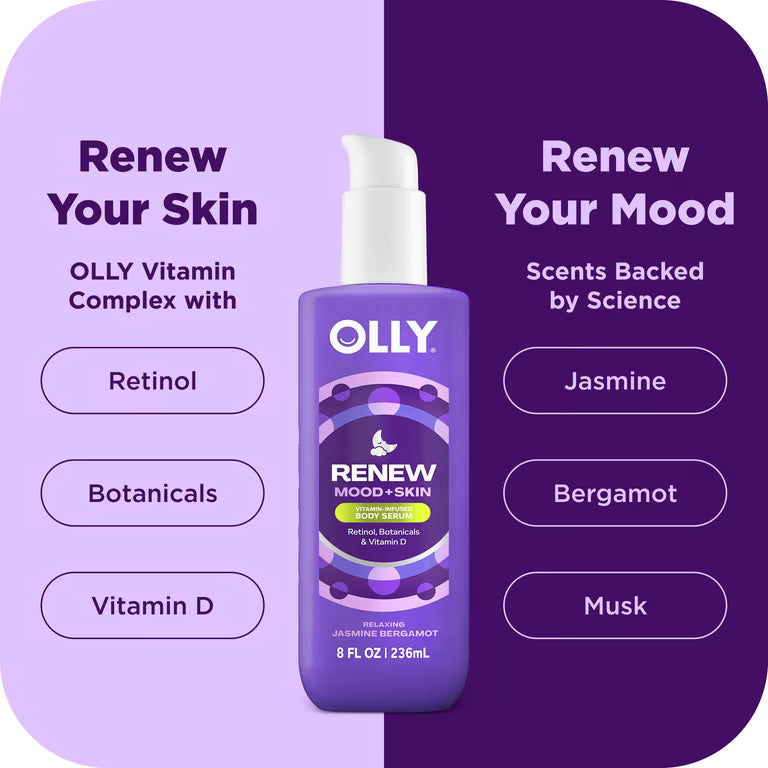 OLLY Mini Sérum Corporal Renew Mood and Skin