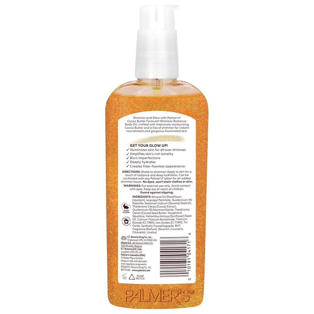Palmers Shimmer Radiance aceite Corporal