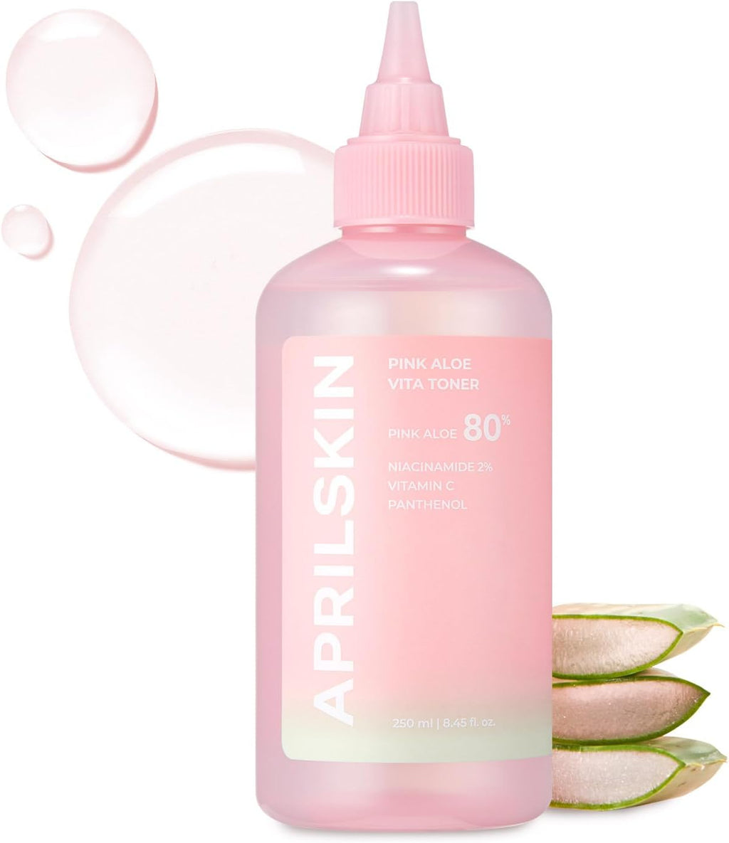 APRILSKIN Tónico rosa de aloe vita hidratante