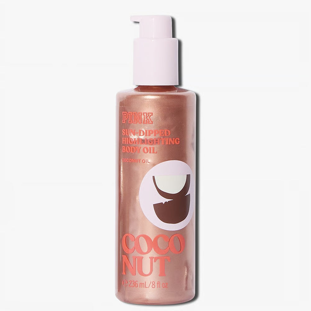 Pink Aceite corporal iluminador Coconut 236ml