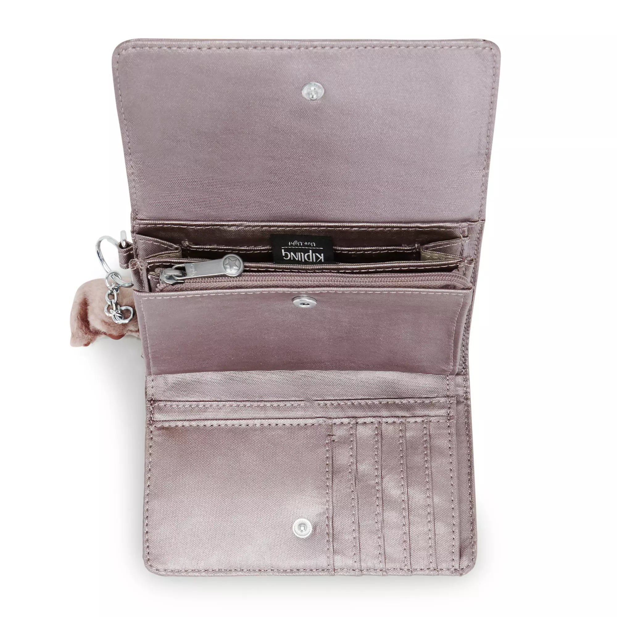 Billetera Kipling Pixi Metalizada