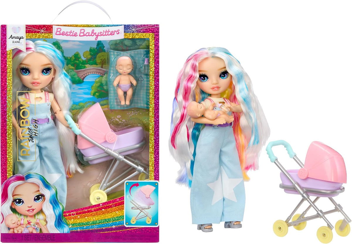 Muñeca Amaya Rainbow High Bestie Babysitters