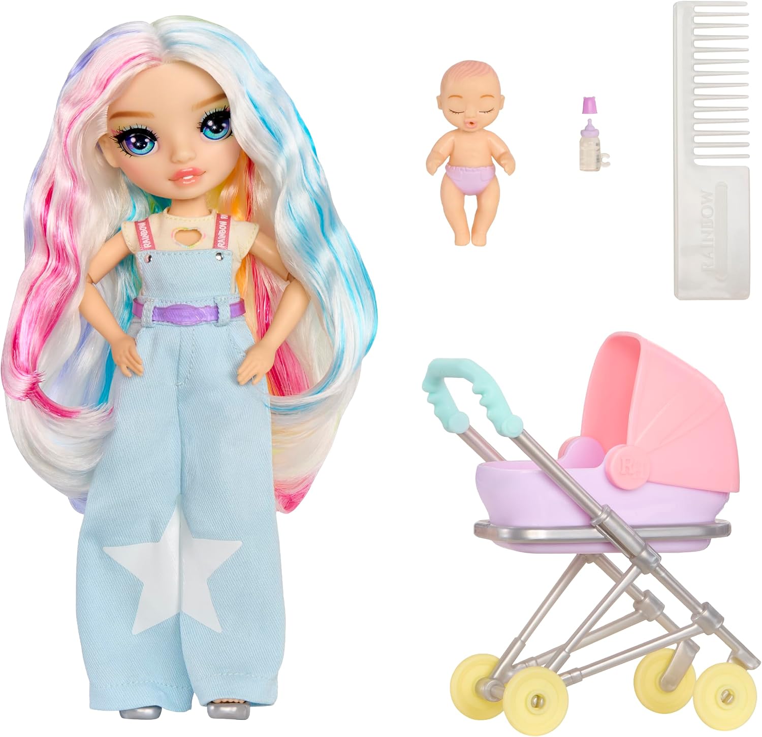 Muñeca Amaya Rainbow High Bestie Babysitters