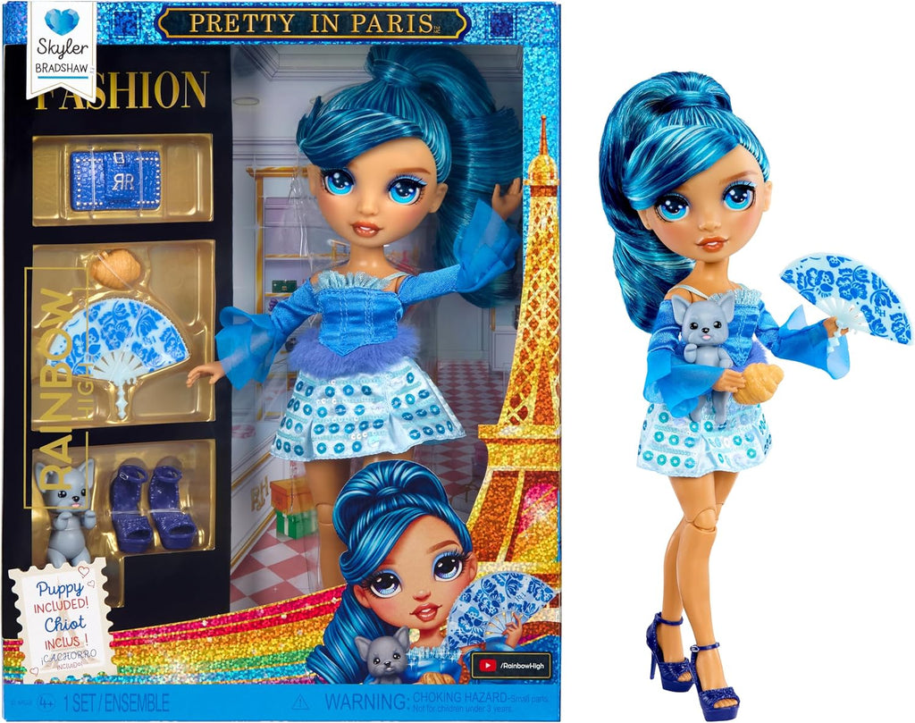 Skyler Bradshaw muñeca Rainbow High Pretty in Paris