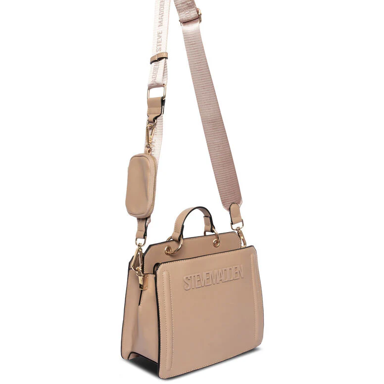 Steve Madden Satchel Crossbody Nude