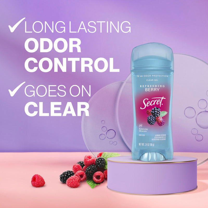 Desodorante Secret Clear gel Berries