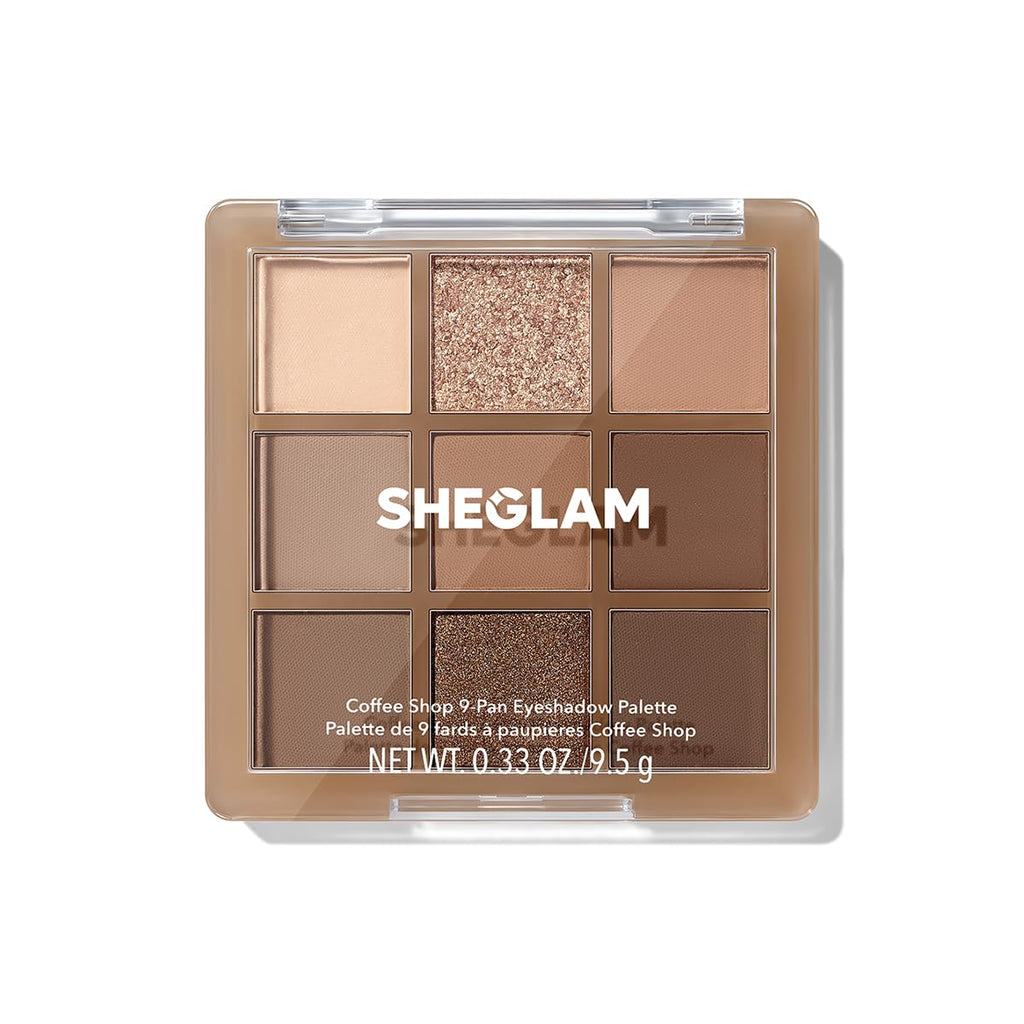 Sheglam Palette Coffee Shop 9 tonos ultrapigmentadas