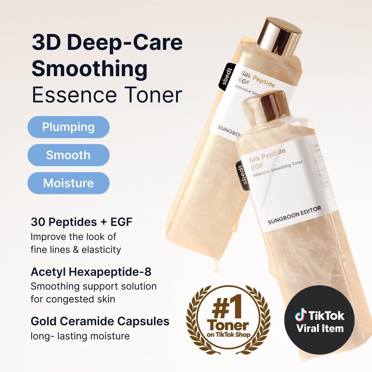 Tónico Silk Peptide Egf Intensive Smoothing Sungboon Editor