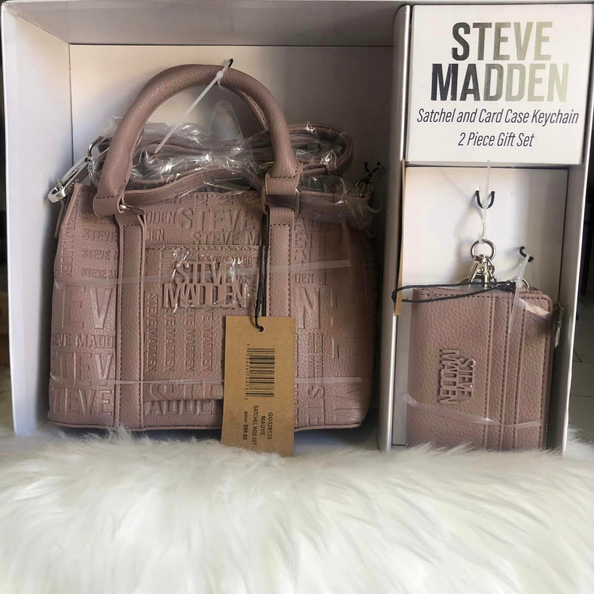 Steve Madden Set Satchel + tarjetero