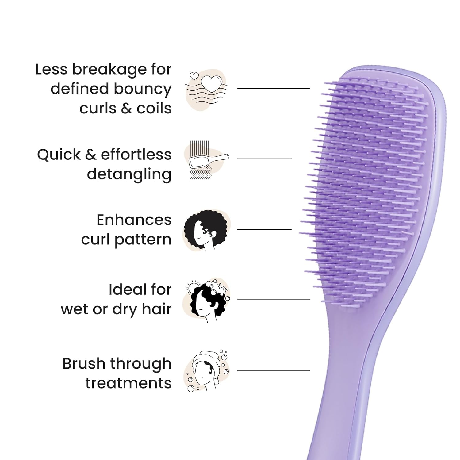 Cepillo Tangle Teezer Cabello Rizado