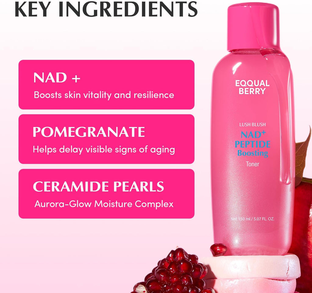 EQQUALBERRY Tónico potenciador de péptidos NAD+