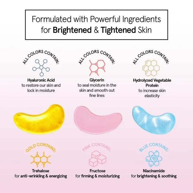 Kit mascarillas contorno de ojos Grace & Stella