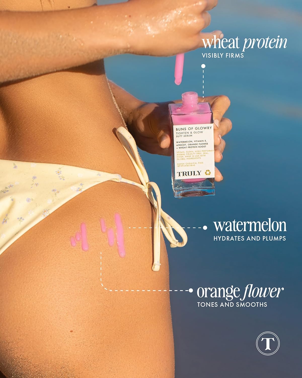 Serum corporal reafirmante Buns Of Glowry -Truly Beauty