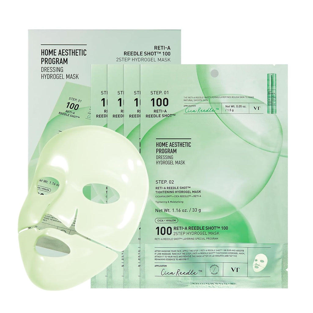 Vt Cosmetics Reti-a Reedle Shot 100 Máscara De Hidrogel 2 Pasos