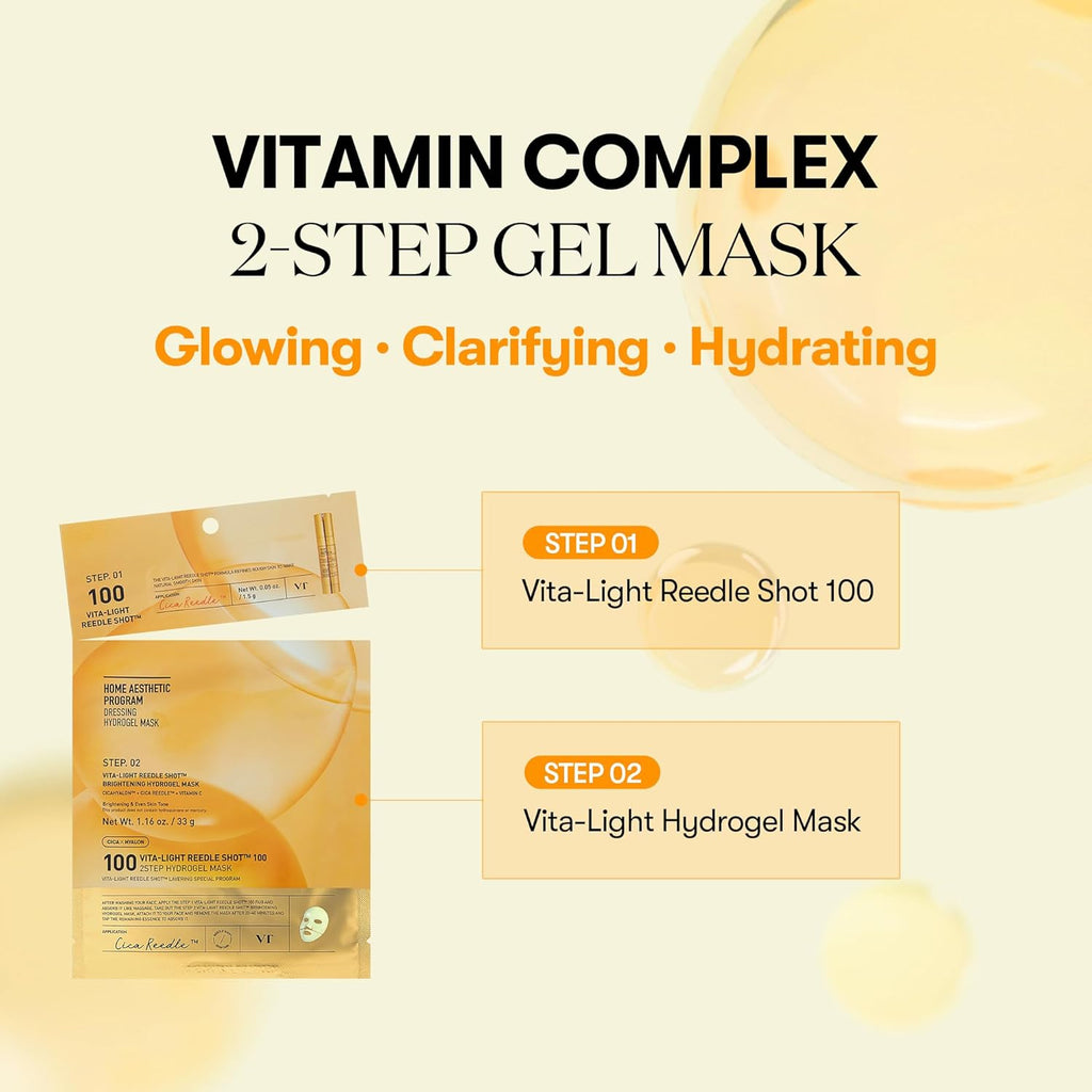 VT COSMETICS Vita-Light Reedle Shot 100 Máscara hidrogel