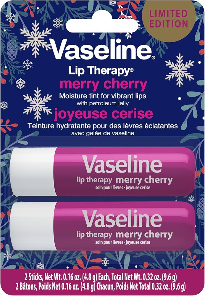 Vaseline Lip Therapy merry cherry pack