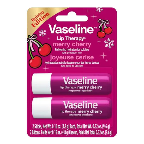 Vaseline Lip Therapy merry cherry pack