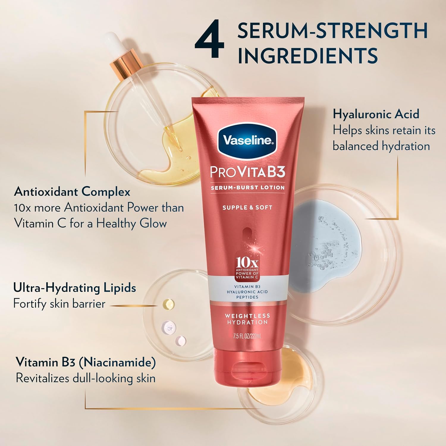 Vaseline Suero Ligero Pro Vitab3 Péptidos