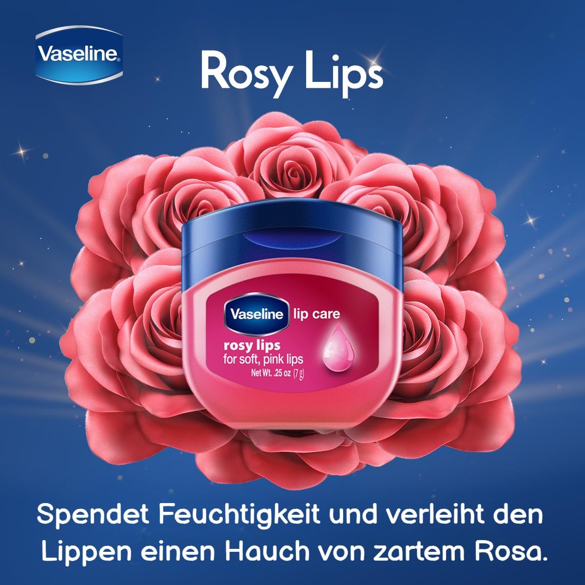 Vaseline Lip Therapy Rosy Lips 7gr pack