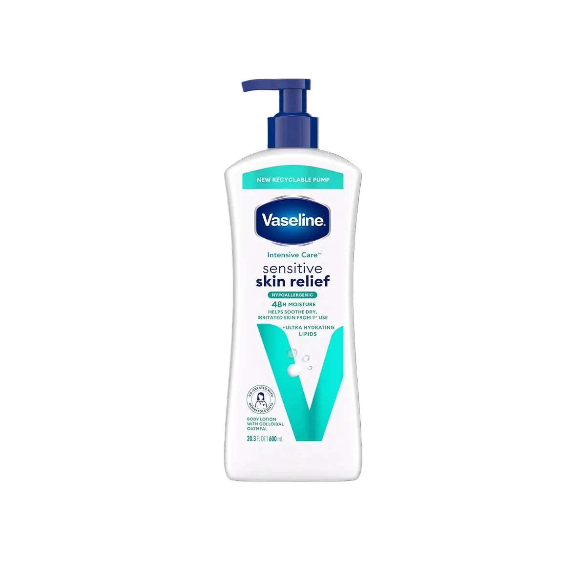 Loción corporal Vaseline Intensive Care piel sensible