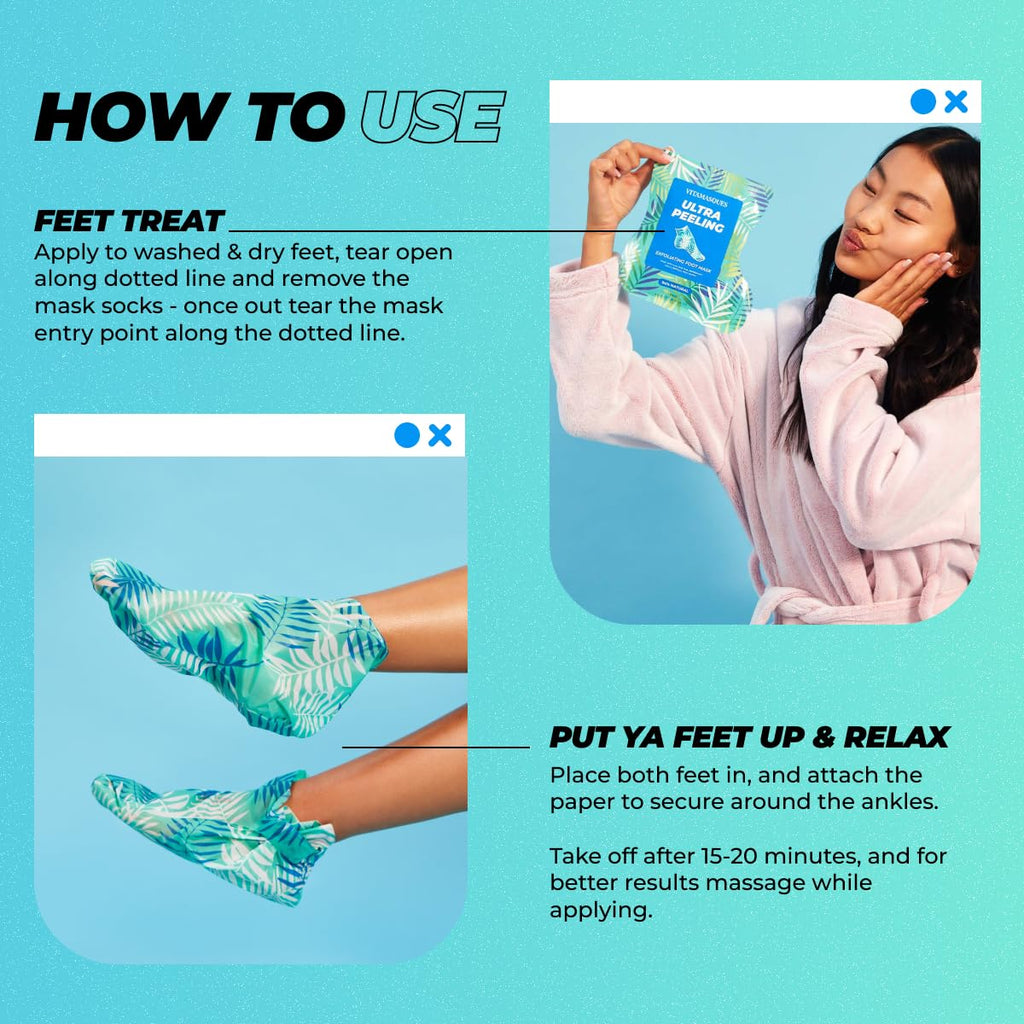 Mascarilla para pies Ultra Foot Peeling Mask