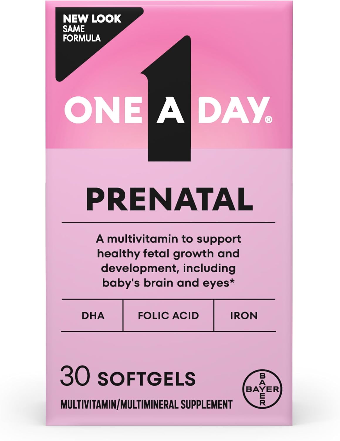 Vitaminas Prenatales One A Day Prenatal 30 Softgel