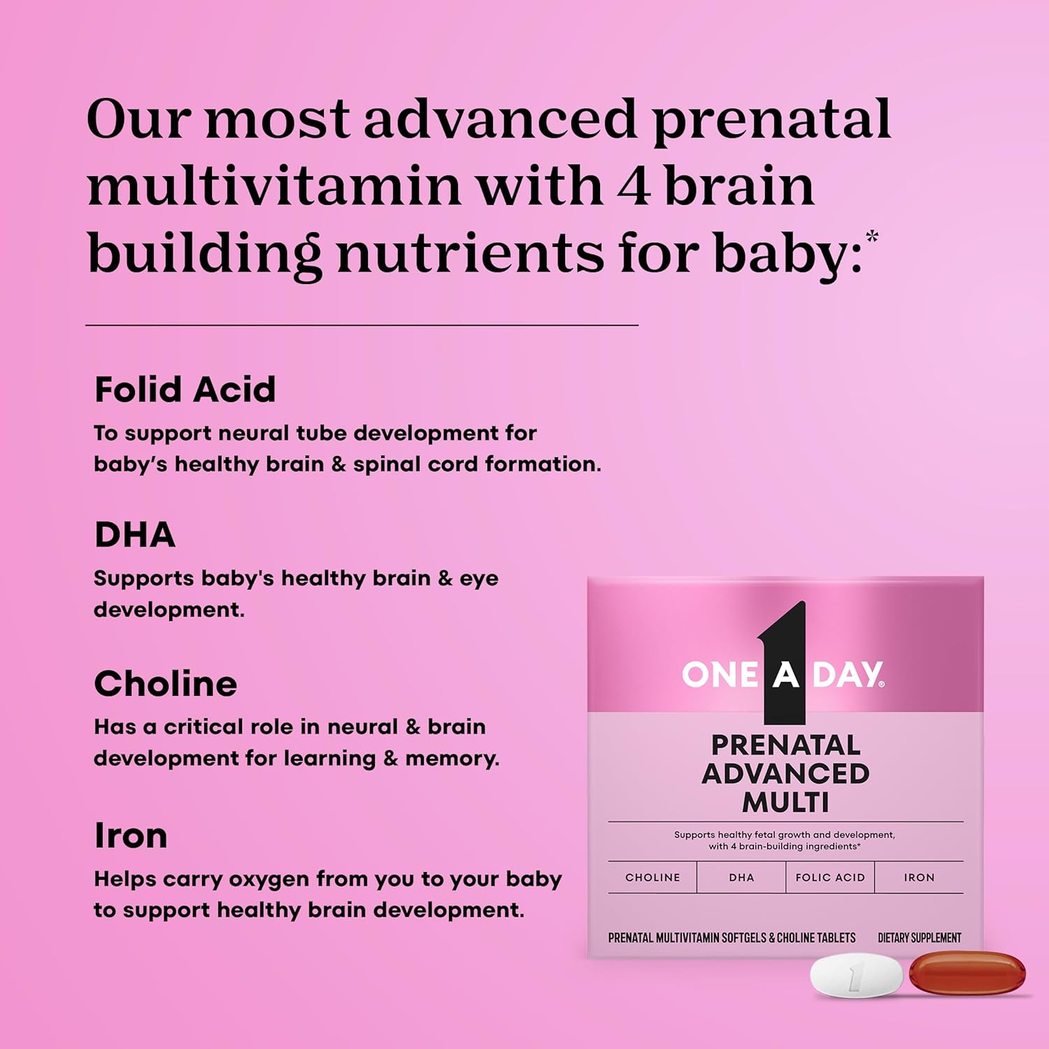 Multivitamínico One A Day Prenatal Advanced