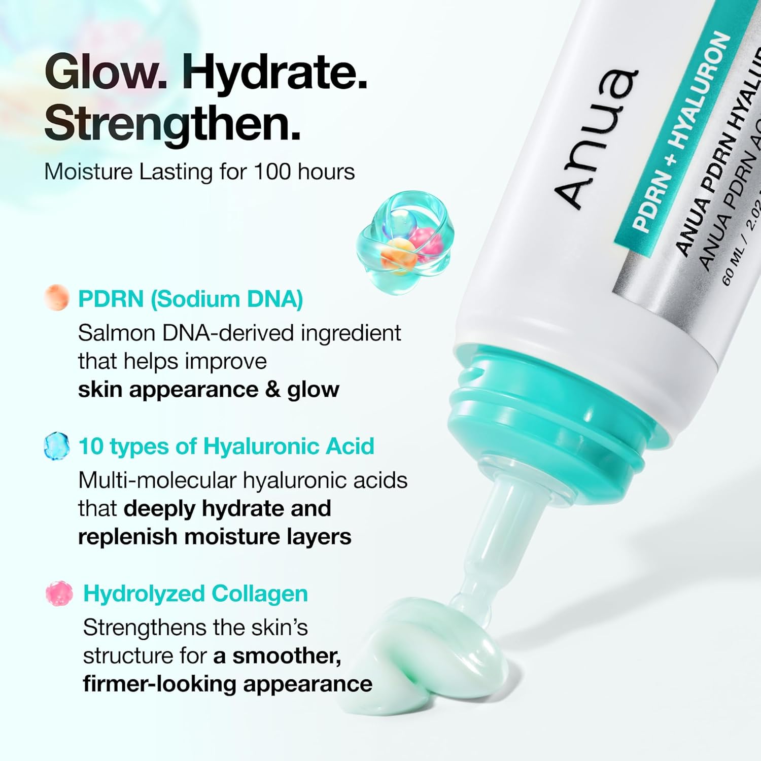 Anua PDRN Crema Hyaluronic Acid 100 Moisturizing 60ml