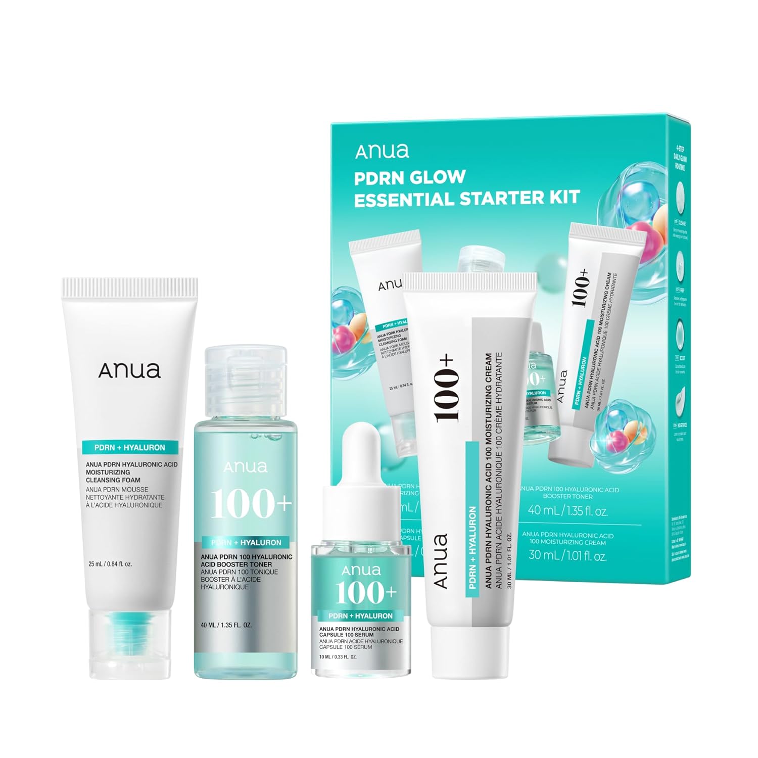 Kit Anua Salmon DNA PDRN Glow Essential