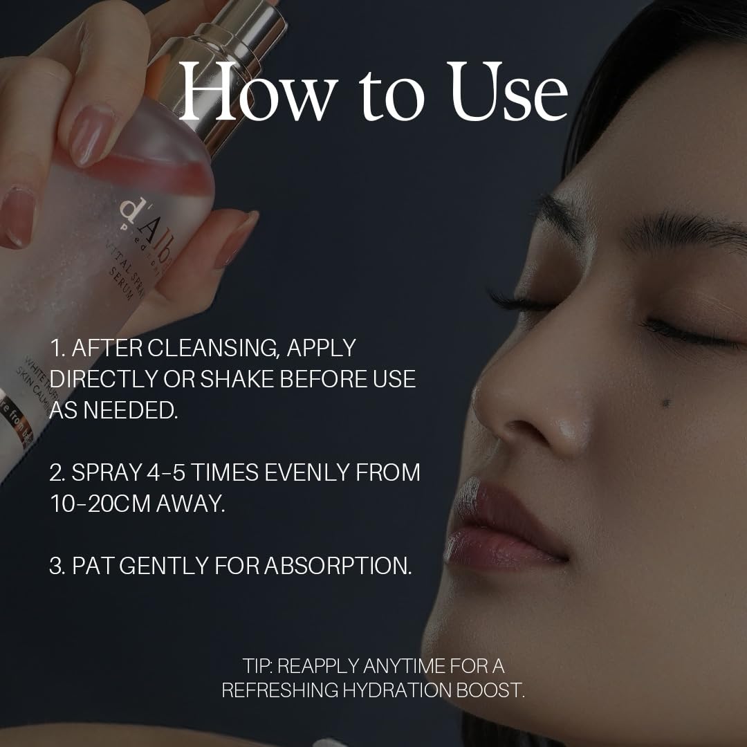 Serum D 'alba White Truffle Spray Skin Calming