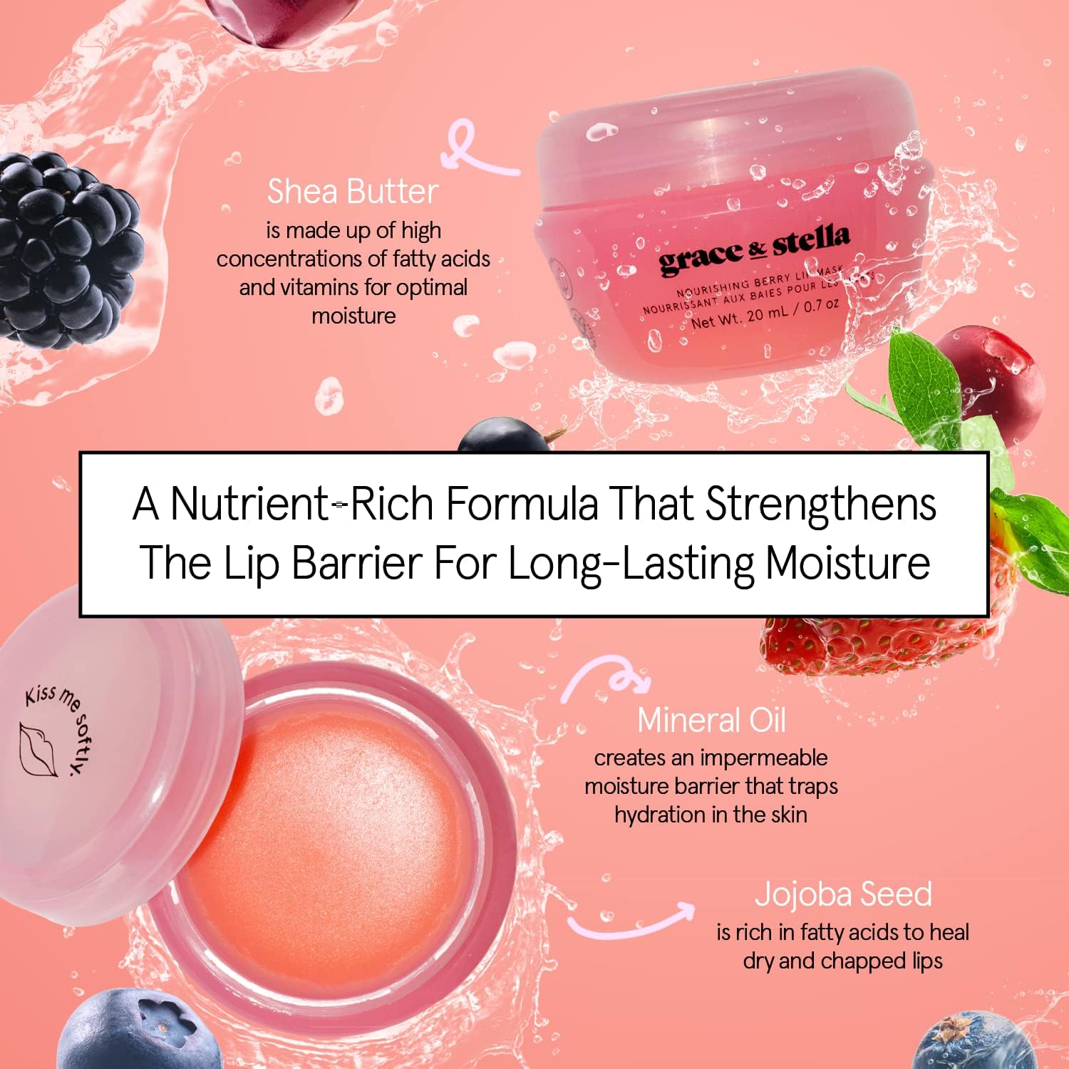 Grace & Stella máscara labial nutritiva 20ml