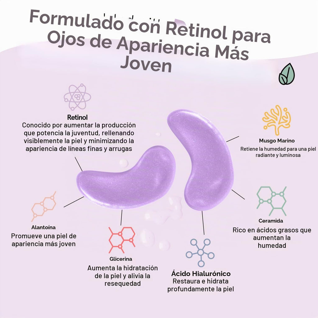 Parches de retinol Grace & stella 6 pares