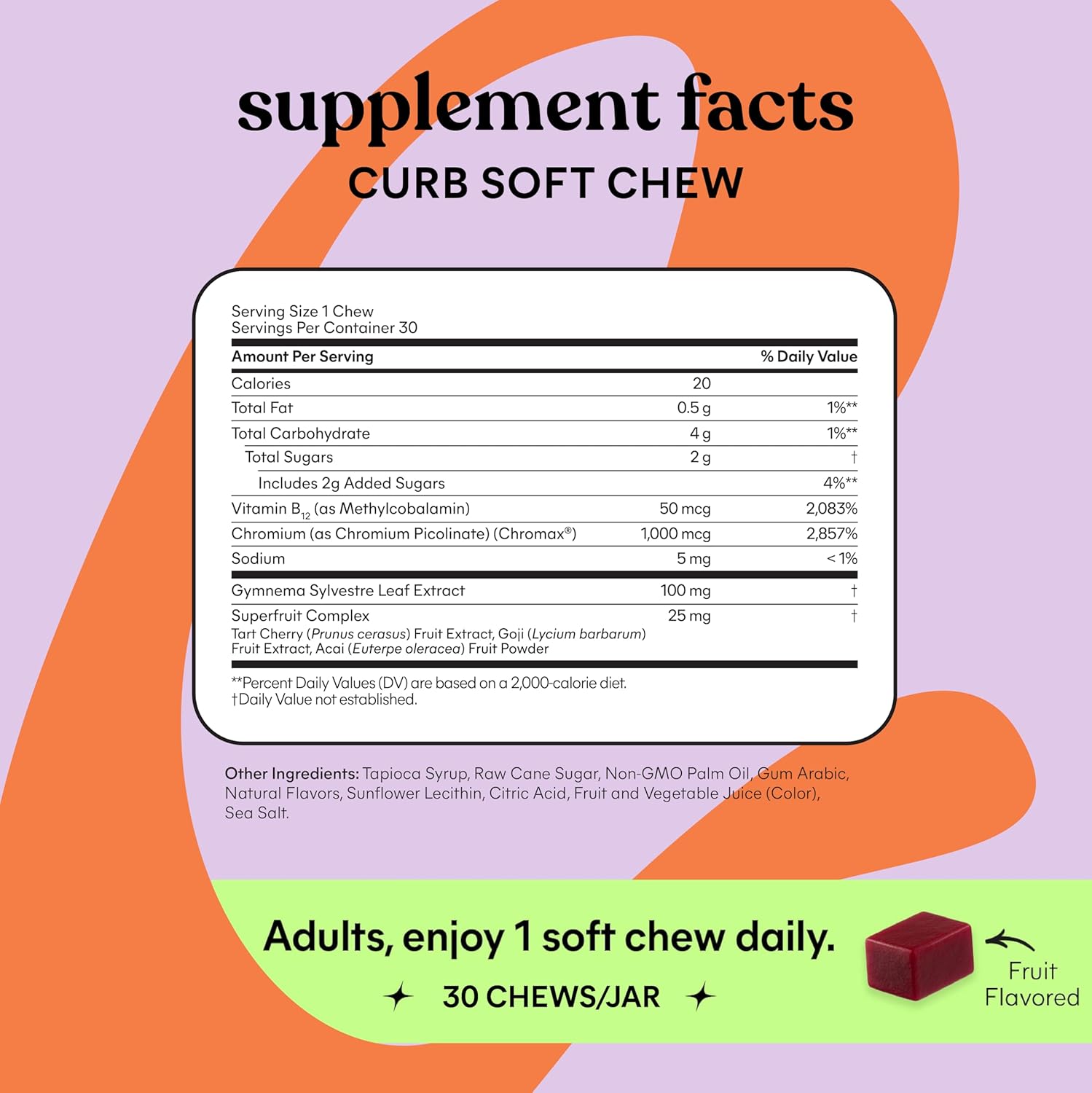 Suplemento Lemme Curb Cravings Soft Chews