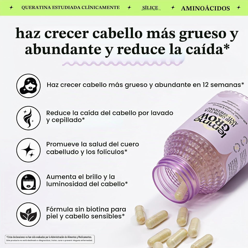 Lemme Grow Keratin Complex crecimiento del cabello