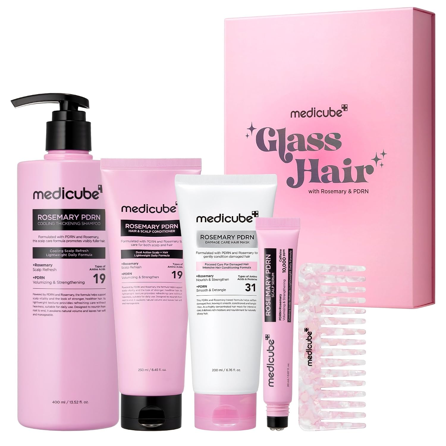 medicube Rosemary PDRN Glass Hair Set