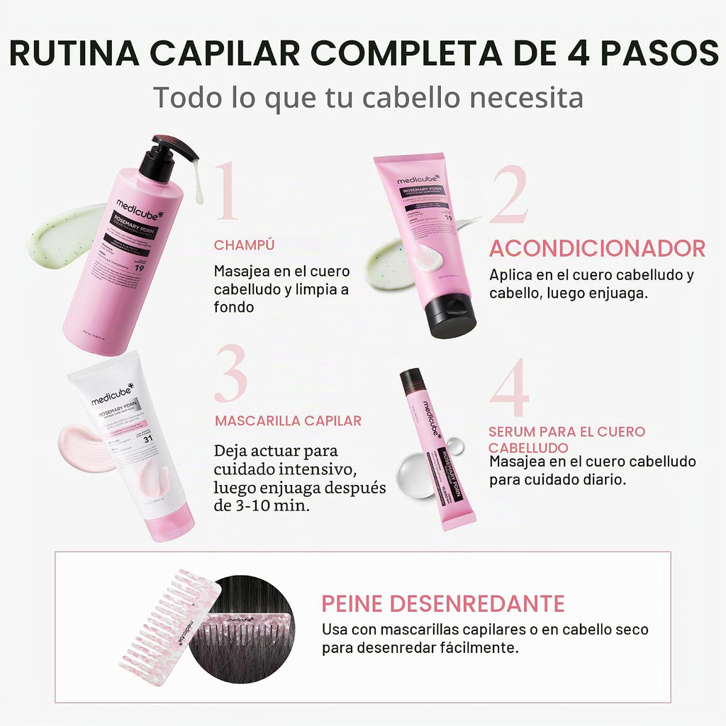 medicube Rosemary PDRN Glass Hair Set