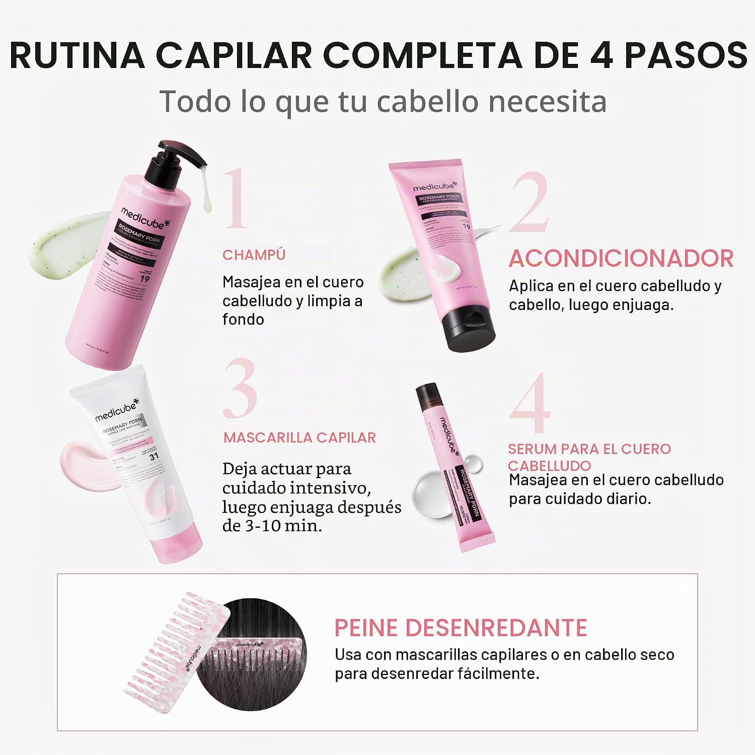 medicube Rosemary PDRN Glass Hair Set