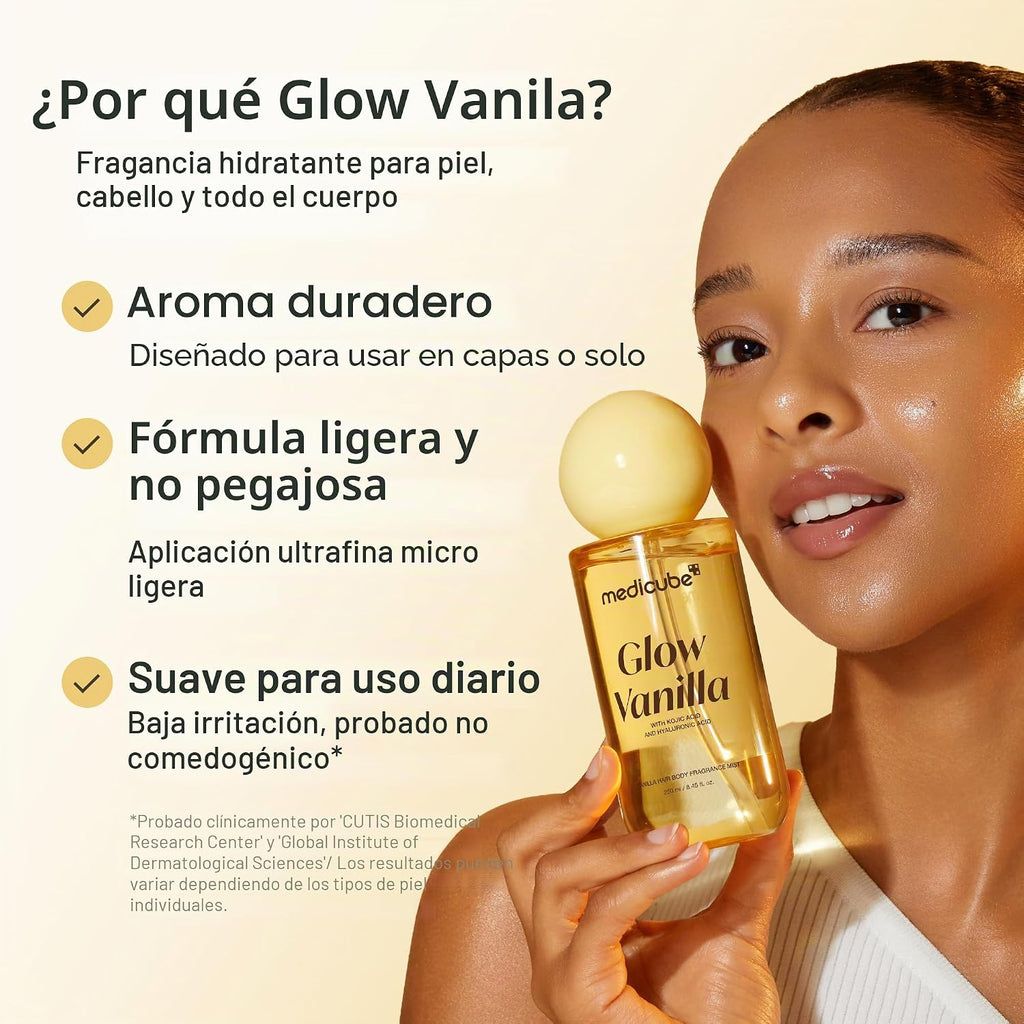 Medicube Glow Vanilla mist corporal y capilar 100ml