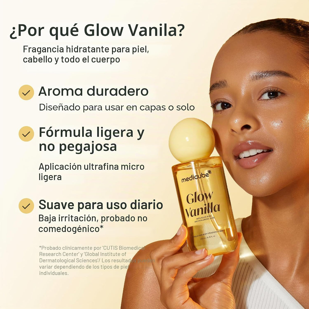Medicube Glow Vanilla mist corporal y capilar 100ml
