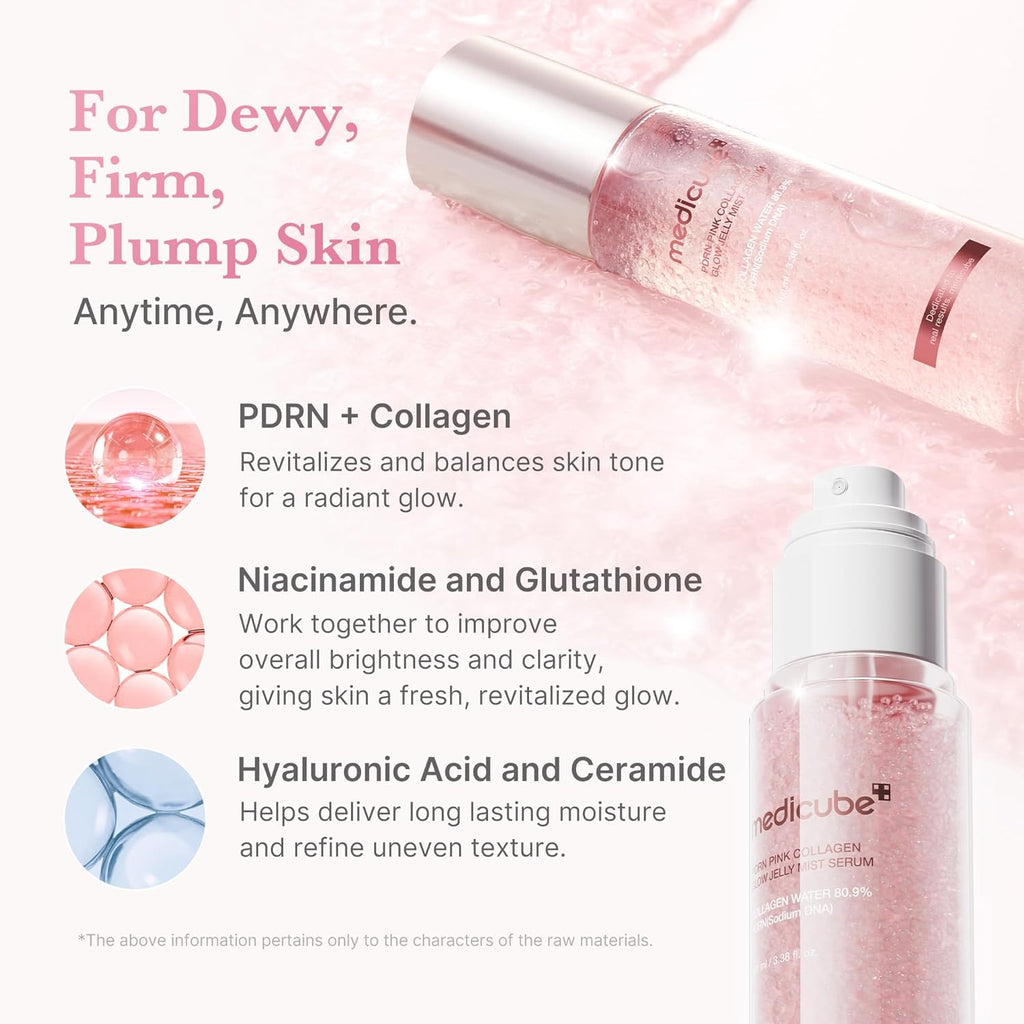Mist Serum Medicube PDRN Pink Collagen Glow Jelly