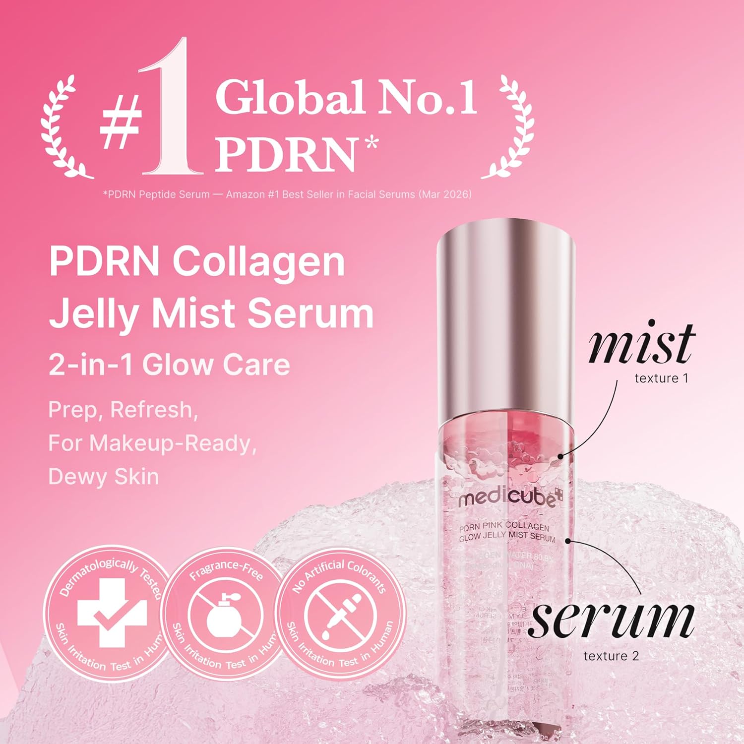 Mist Serum Medicube PDRN Pink Collagen Glow Jelly