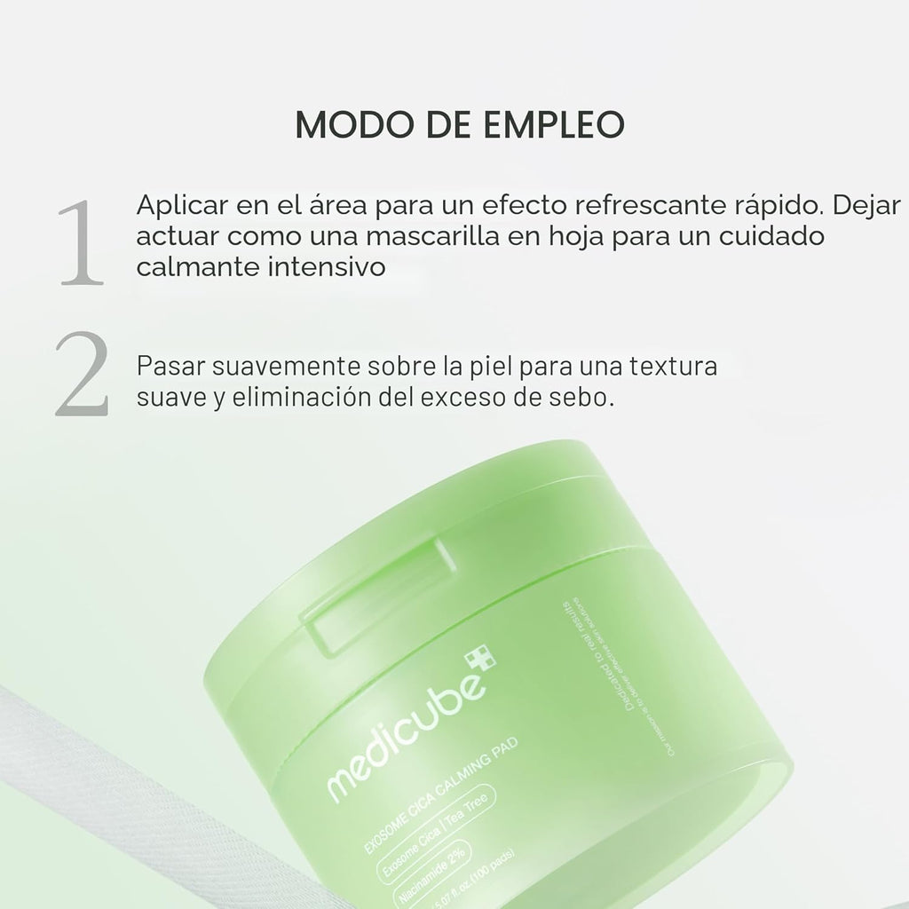 Medicube exosome CICA Tea Tree Calming Pad