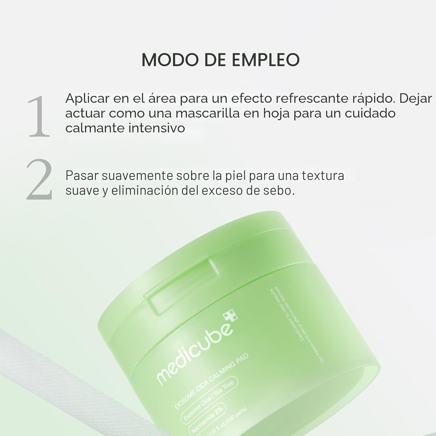 Medicube exosome CICA Tea Tree Calming Pad