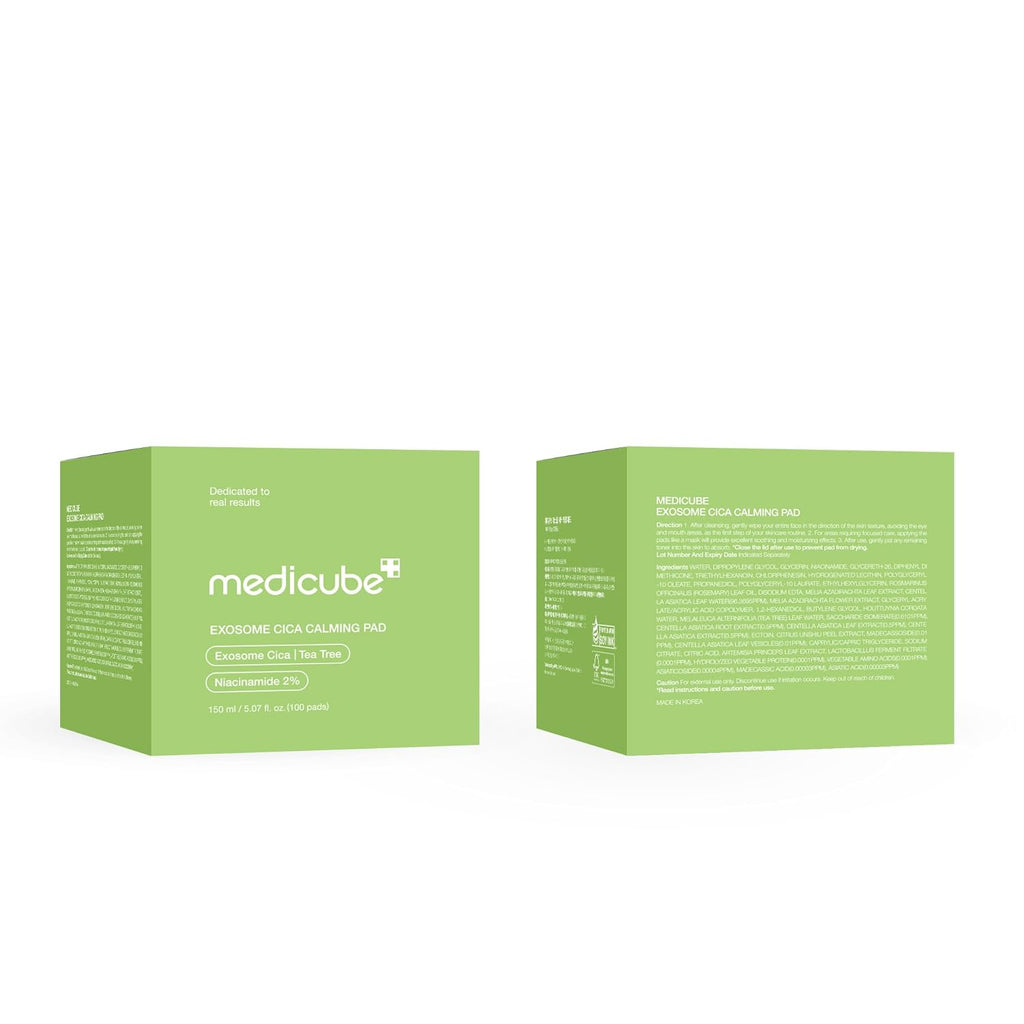 Medicube exosome CICA Tea Tree Calming Pad