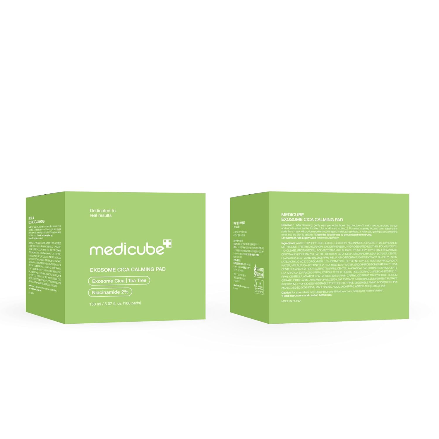 Medicube exosome CICA Tea Tree Calming Pad