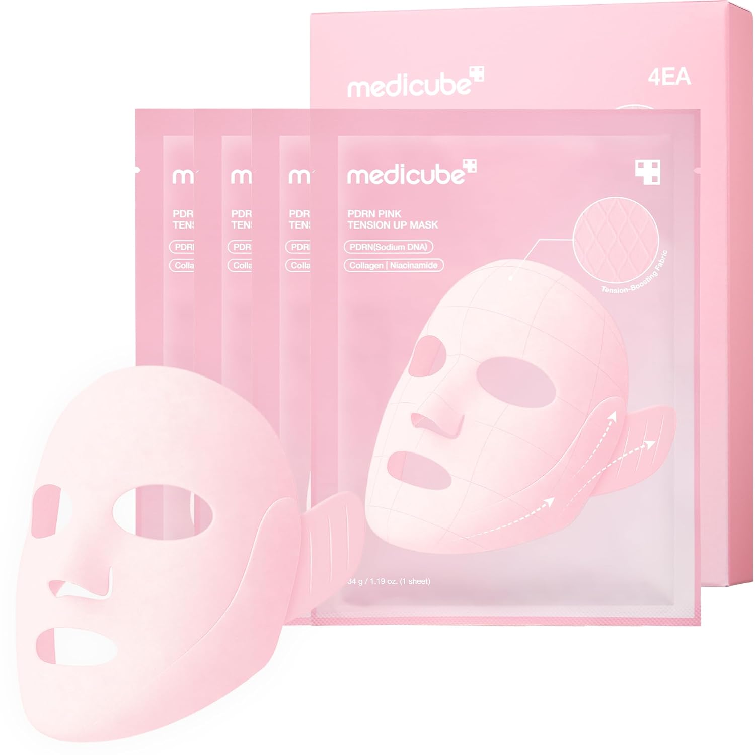 Mascarilla de tensión PDRN pink medicube