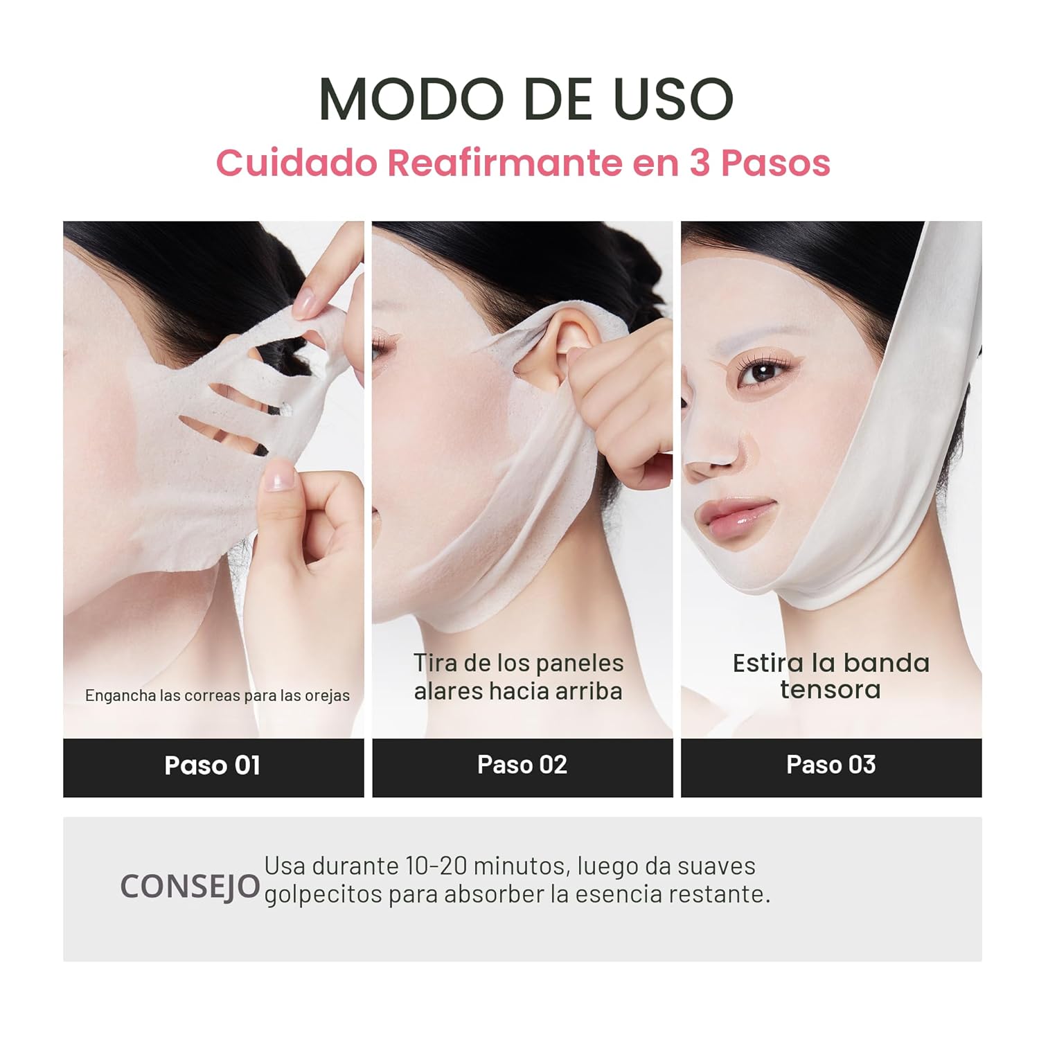 Mascarilla de tensión PDRN pink medicube